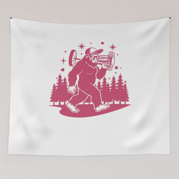 Item preview, Disc Golf Sasquatch Funny Disc Golfer Forest designed and sold by LuminOrb.