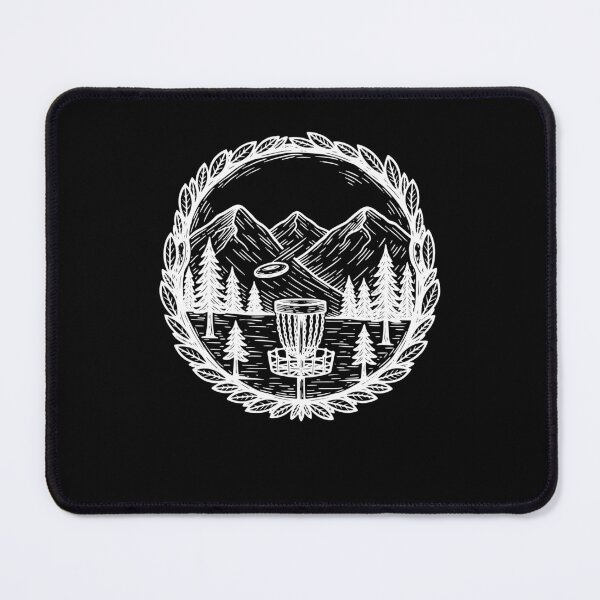Item preview, Disc Golf Mountain Scene Flying Disc Basket designed and sold by LuminOrb.