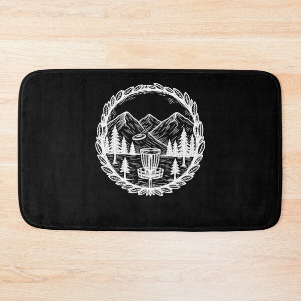 Item preview, Disc Golf Mountain Scene Flying Disc Basket designed and sold by LuminOrb.