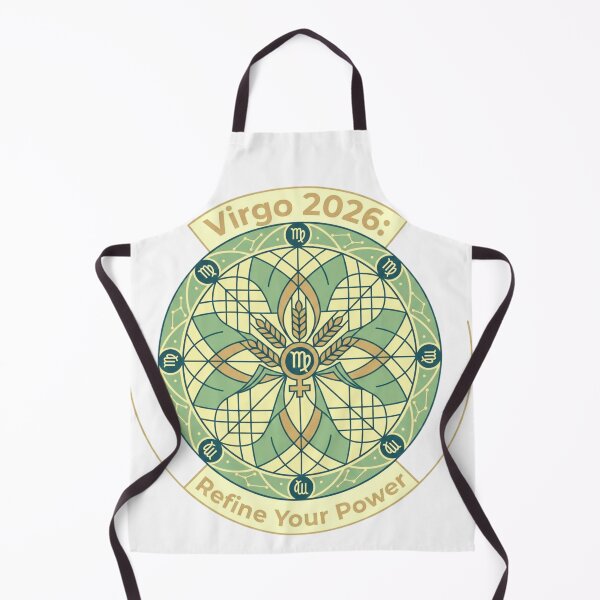 Item preview, Virgo 2026 Zodiac Mandala Art – Precision & Inner Strength designed and sold by MskynextDigitalstudio.