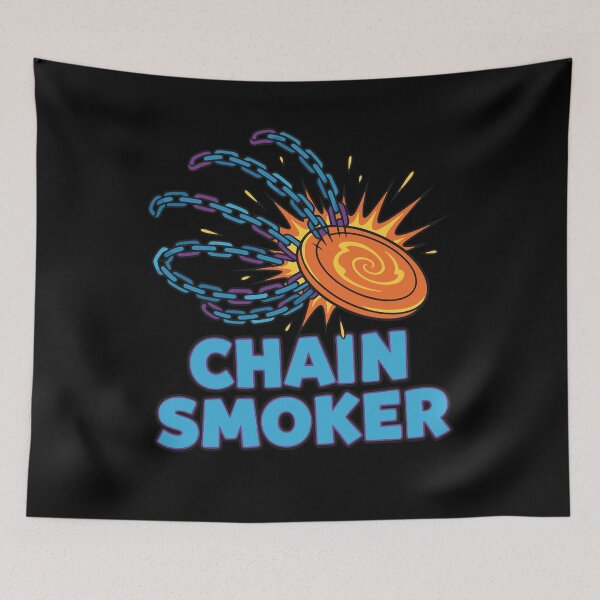 Item preview, Chain Smoker Disc Golf Funny Play Design designed and sold by LuminOrb.