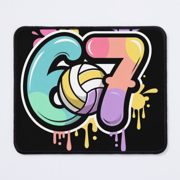 Item preview, Volleyball 67 Six Seven Sport Funny Gen Alpha Z Meme designed and sold by GrumpySableye.