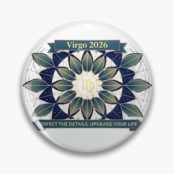 Item preview, Virgo 2026 Geometric Mandala – Refine Your Power Zodiac Art designed and sold by MskynextDigitalstudio.