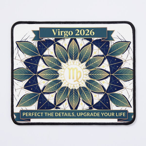 Item preview, Virgo 2026 Geometric Mandala – Refine Your Power Zodiac Art designed and sold by MskynextDigitalstudio.
