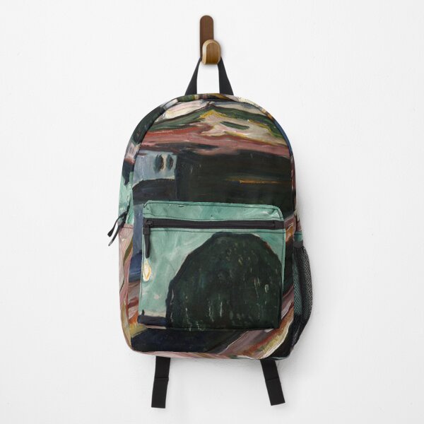 Item preview, Girls on the Pier – Edvard Munch Expressionist Coastal Genre Painting of Youth and Leisure (1898–1900) designed and sold by Art Outlaws.