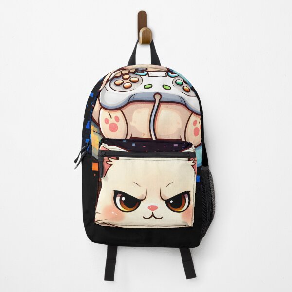 Item preview, Winners Don’t Quit – Cute Gamer Cat Quote Design designed and sold by SoulenCify.