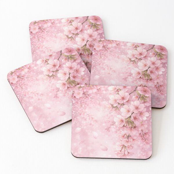 Item preview, Japanese Pink Cherry Blossom Aesthetic Floral Design designed and sold by ArcanePrintsxo.