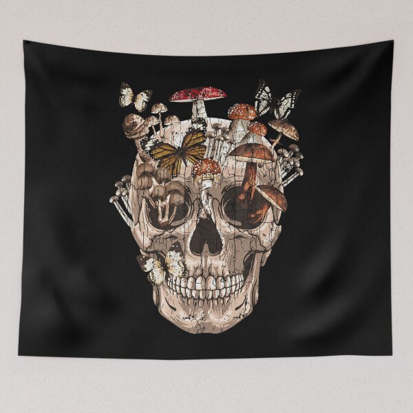 Item preview, Mushroom Collector Skull designed and sold by jaharsenist.