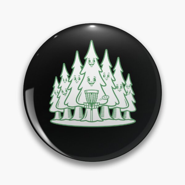 Item preview, Happy Trees Forest Disc Golf Basket Flying Disc designed and sold by LuminOrb.