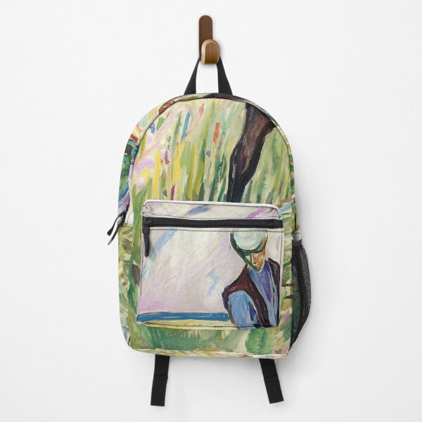 Item preview, The Haymaker – Edvard Munch Expressionist Rural Landscape Painting Depicting Labor and Nature (1901–1902) designed and sold by Art Outlaws.
