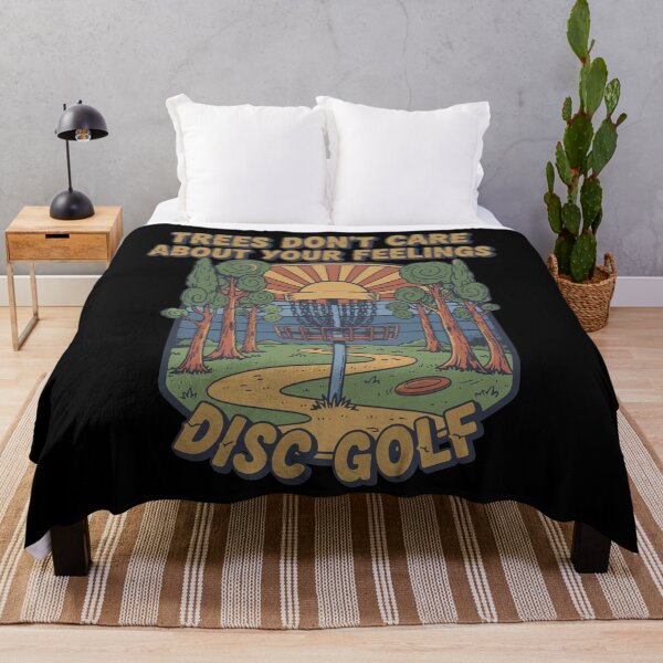 Item preview, Trees Dont Care About Your Feelings Disc Golf designed and sold by LuminOrb.