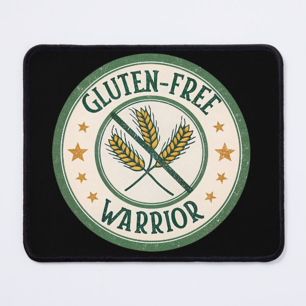 Item preview, Gluten-Free Warrior Badge – Gluten Intolerance & Celiac Awareness Design designed and sold by VividOrganica.