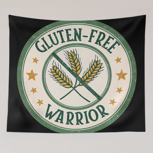Item preview, Gluten-Free Warrior Badge – Gluten Intolerance & Celiac Awareness Design designed and sold by VividOrganica.