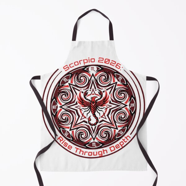 Item preview, Scorpio 2026 Zodiac Mandala Art – Depth & Transformation designed and sold by MskynextDigitalstudio.