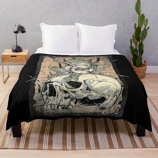 Item preview, Cottagecore Frog Skull Vintage designed and sold by jaharsenist.