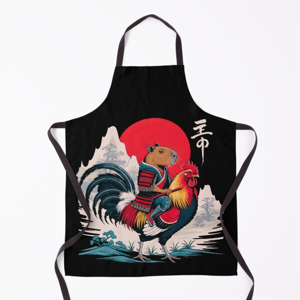 Item preview, Capybara Samurai Rooster Scene designed and sold by designleon19.