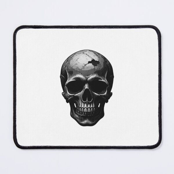 Item preview, Dark Realistic Skull Black and White designed and sold by RED-MOUSE.