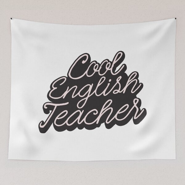 Aperçu de l'œuvre Cool professeur d'anglais créée et vendue par Think4Prints.