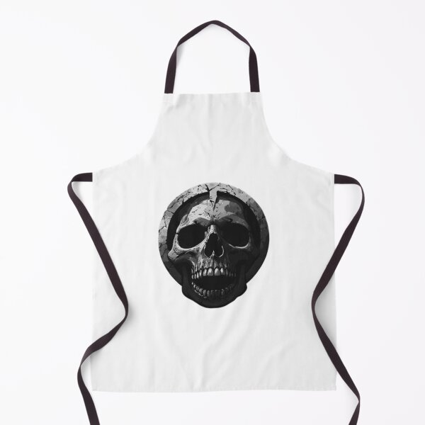 Item preview, Cracked Dark Skull Black and White designed and sold by RED-MOUSE.
