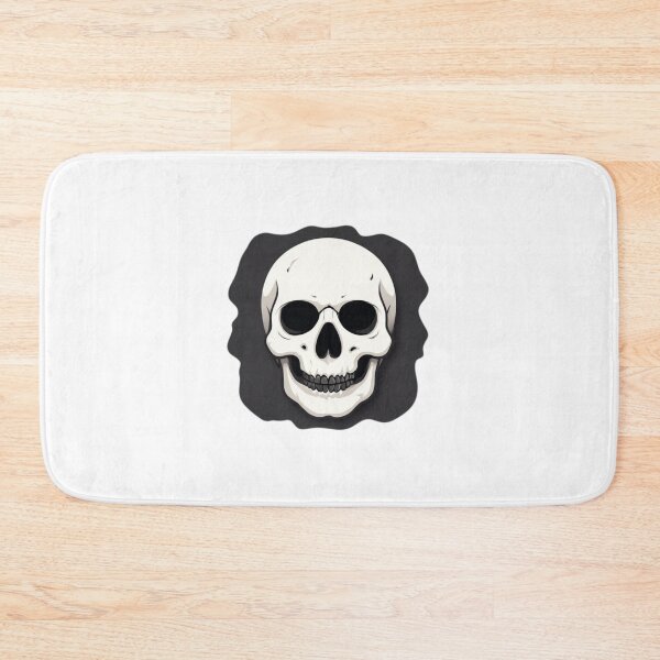 Item preview, Minimal Skull Icon Black and White designed and sold by RED-MOUSE.