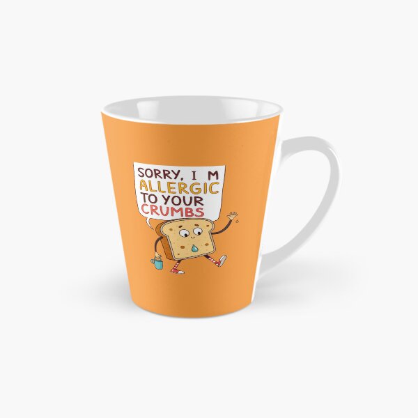 Item preview, Funny Gluten-Free Allergy Design – “Sorry, I’m Allergic to Your Crumbs” designed and sold by VividOrganica.