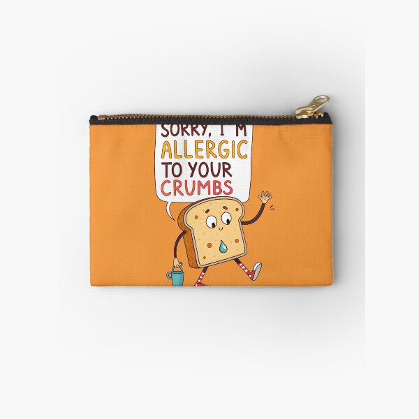 Item preview, Funny Gluten-Free Allergy Design – “Sorry, I’m Allergic to Your Crumbs” designed and sold by VividOrganica.