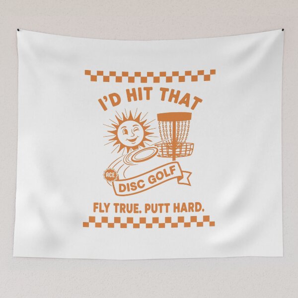Item preview, Id Hit That Disc Golf Fly True Putt Hard designed and sold by LuminOrb.