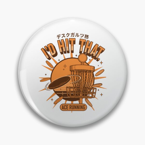 Item preview, Id Hit That Ace Running Disc Golf Scene Flying designed and sold by LuminOrb.