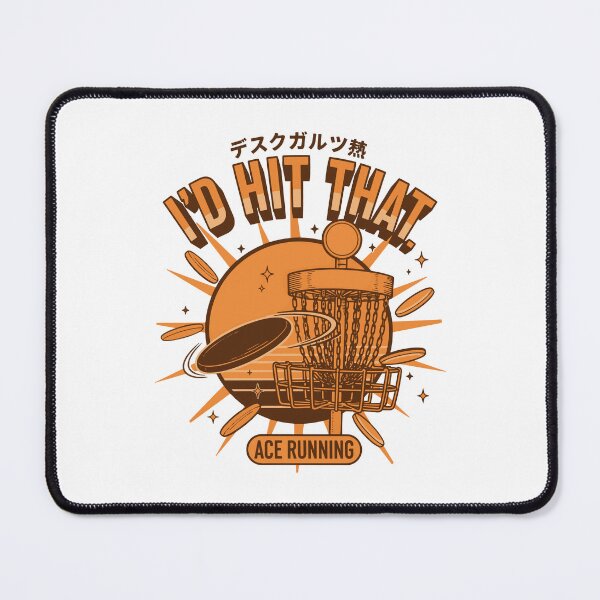 Item preview, Id Hit That Ace Running Disc Golf Scene Flying designed and sold by LuminOrb.