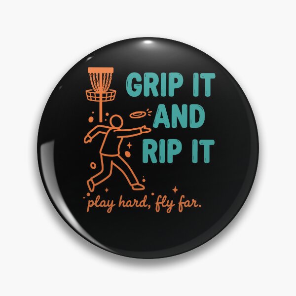 Item preview, Grip It And Rip It Play Hard Fly Far Disc Golf designed and sold by LuminOrb.