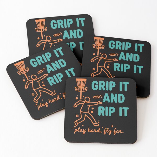 Item preview, Grip It And Rip It Play Hard Fly Far Disc Golf designed and sold by LuminOrb.