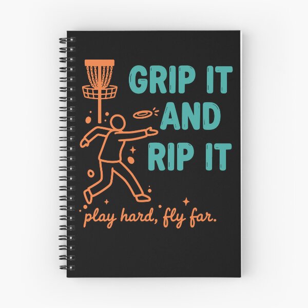 Item preview, Grip It And Rip It Play Hard Fly Far Disc Golf designed and sold by LuminOrb.