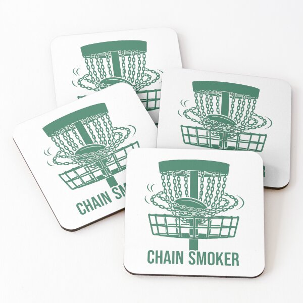 Item preview, Disc Golf Chain Smoker Funny Design designed and sold by LuminOrb.