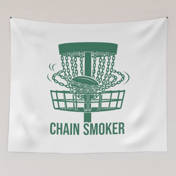 Item preview, Disc Golf Chain Smoker Funny Design designed and sold by LuminOrb.