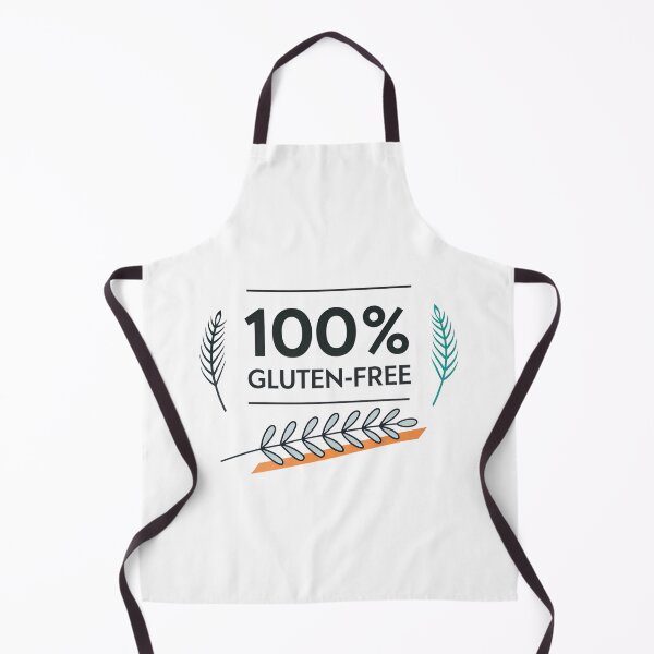 Item preview, 100% Gluten-Free Minimalist Typography Design – Modern Food Lifestyle Graphic designed and sold by VividOrganica.