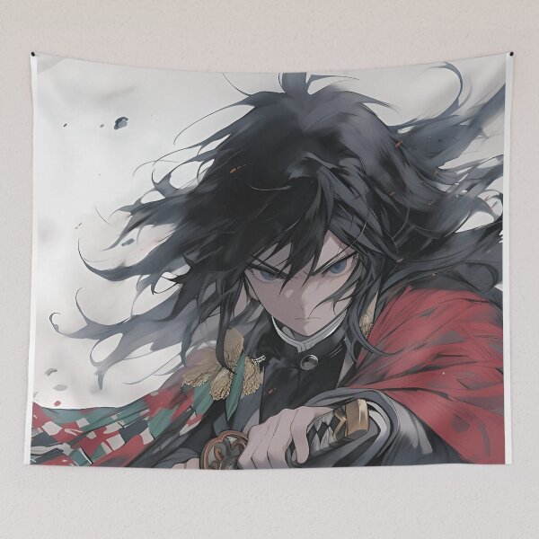 Item preview, Stormblade Warrior – Epic Anime Samurai Action Art designed and sold by Dyan4.