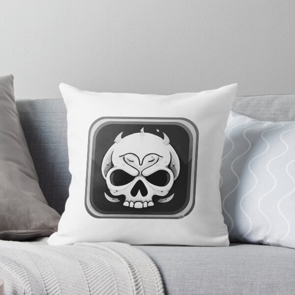 Item preview, Gothic Skull Icon Black and White designed and sold by RED-MOUSE.