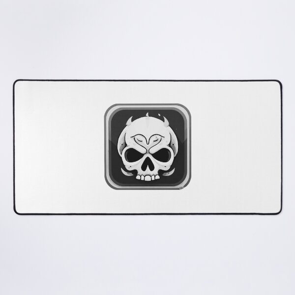 Item preview, Gothic Skull Icon Black and White designed and sold by RED-MOUSE.