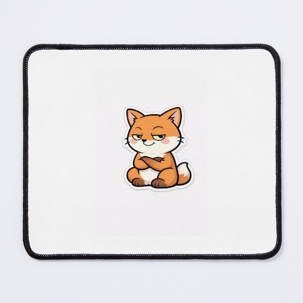 Item preview, Kawaii Judger Fox – Sarcastic and Cute Sticker designed and sold by Ipzard1.