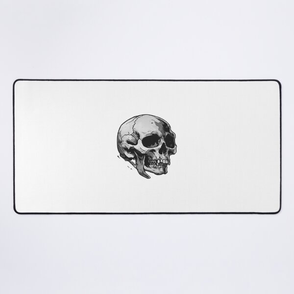 Item preview, Cracked Skull Side View Illustration designed and sold by RED-MOUSE.