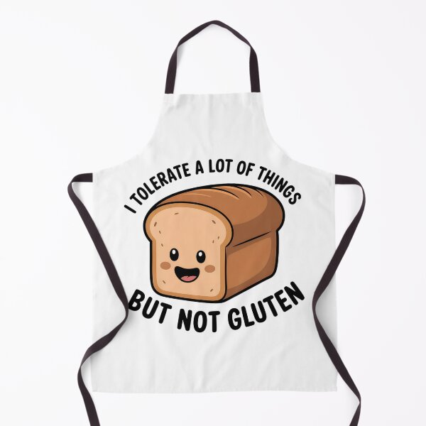 Item preview, Funny Gluten Intolerance Cartoon Bread – “But Not Gluten” Quote Design designed and sold by VividOrganica.