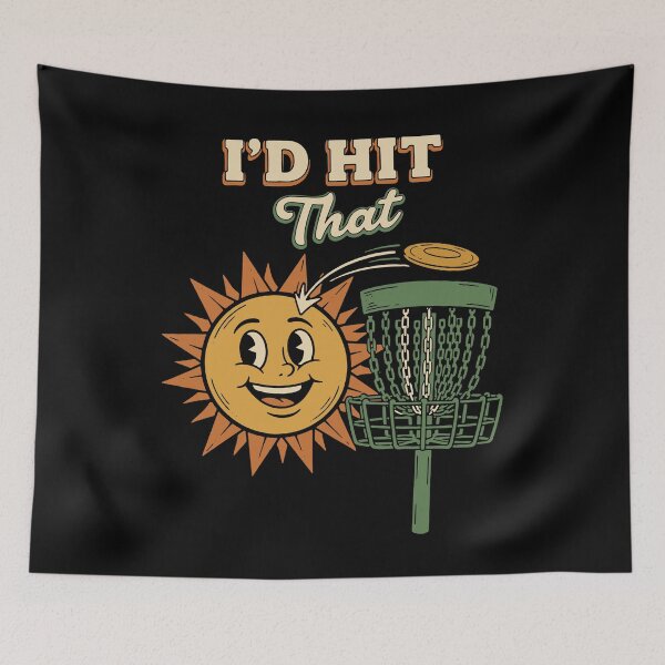 Item preview, Funny Disc Golf Id Hit That Flying Disc Basket designed and sold by LuminOrb.