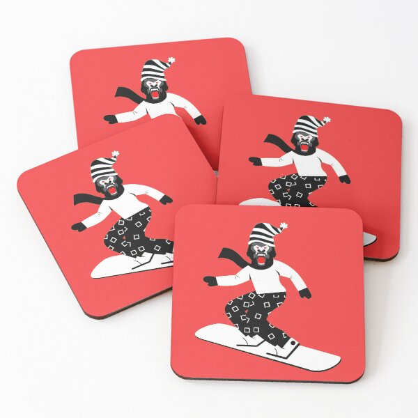 Item preview, Snowboarding monkey designed and sold by GasconyPassion.