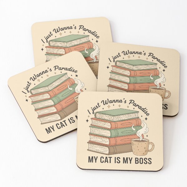 Item preview, Cozy Literary Escape: "My Cat Is My Boss" designed and sold by dreephic22.