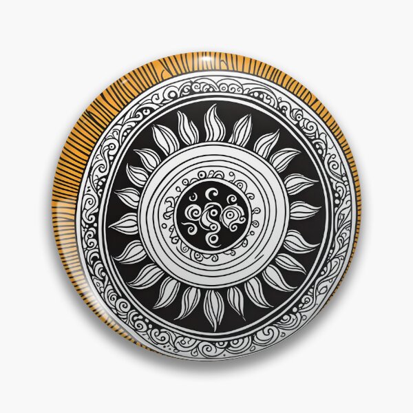 Item preview, Abstract Sun Mandala designed and sold by ShaDeS-AI-Art.
