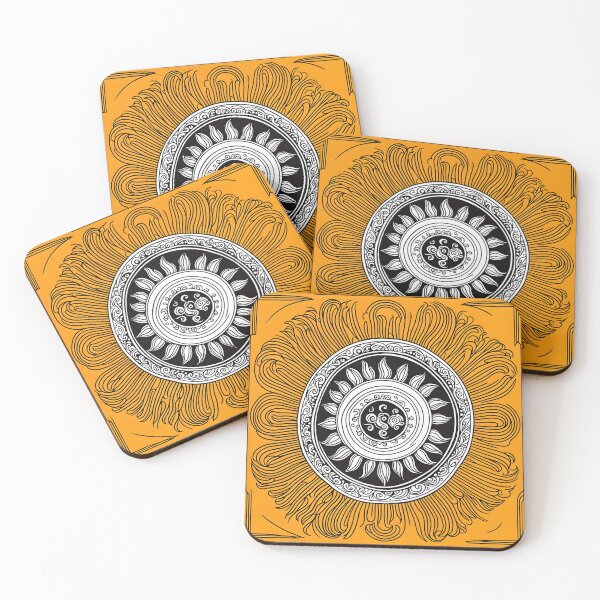 Item preview, Abstract Sun Mandala designed and sold by ShaDeS-AI-Art.