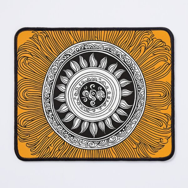 Item preview, Abstract Sun Mandala designed and sold by ShaDeS-AI-Art.