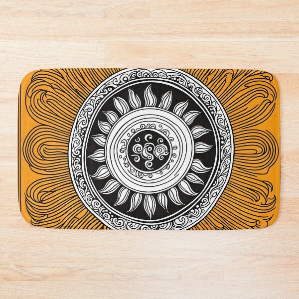 Item preview, Abstract Sun Mandala designed and sold by ShaDeS-AI-Art.