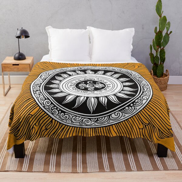 Item preview, Abstract Sun Mandala designed and sold by ShaDeS-AI-Art.