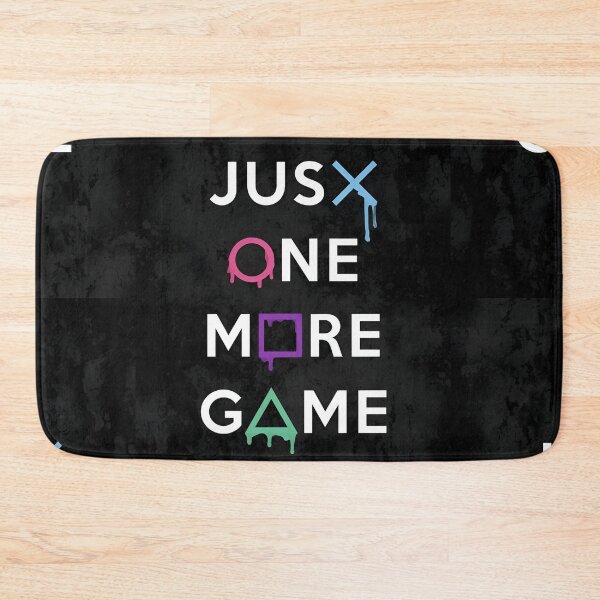 Item preview, Just One More Game – Minimalist Gamer Quote Typography designed and sold by Dyan4.